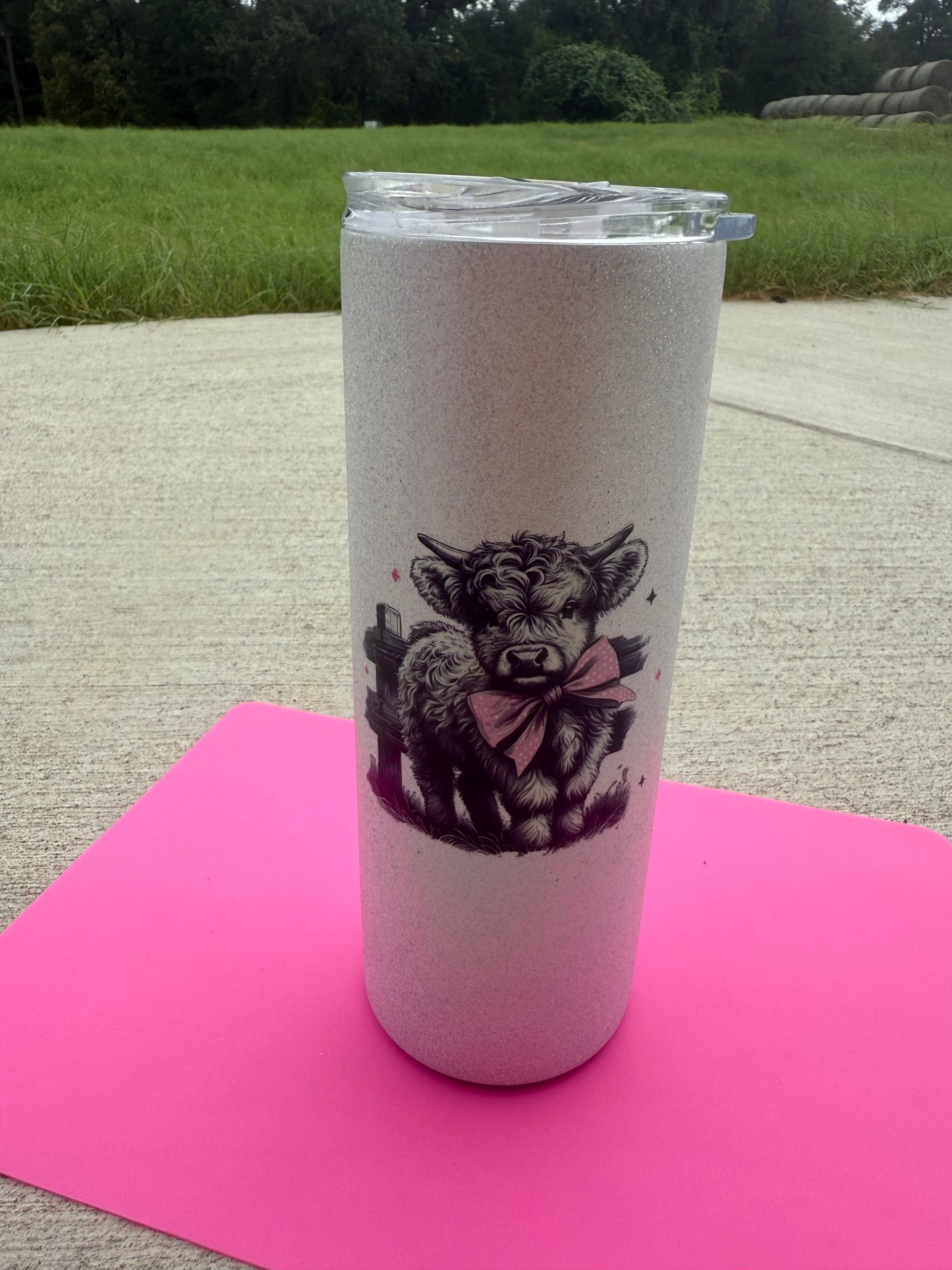 20oz Cow Tumbler RTS