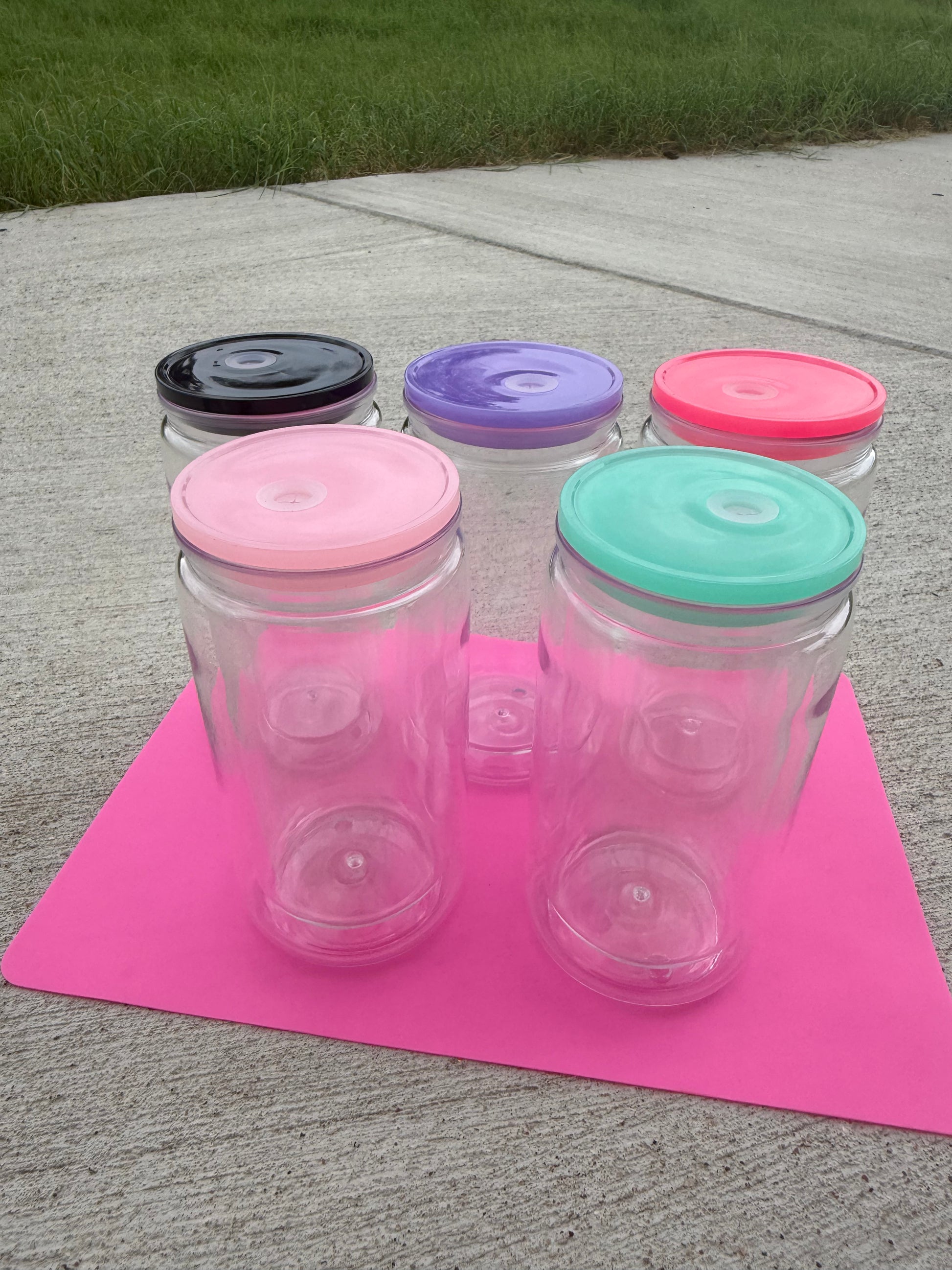 Colored Plastic Tumbler